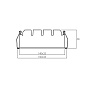 ART-GR44 x5 LED Светильник встраиваемый Downlight   -  Встраиваемые светильники 